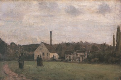 The Small Factory by Camille Jacob Pissarro